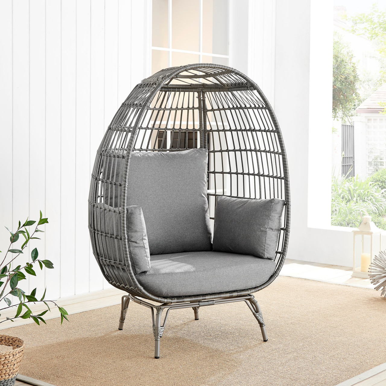 egg shaped garden furniture