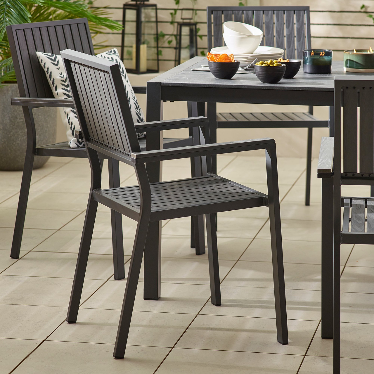 Dubai Grey 8 Seat Outdoor Dining Set Garden Furniture