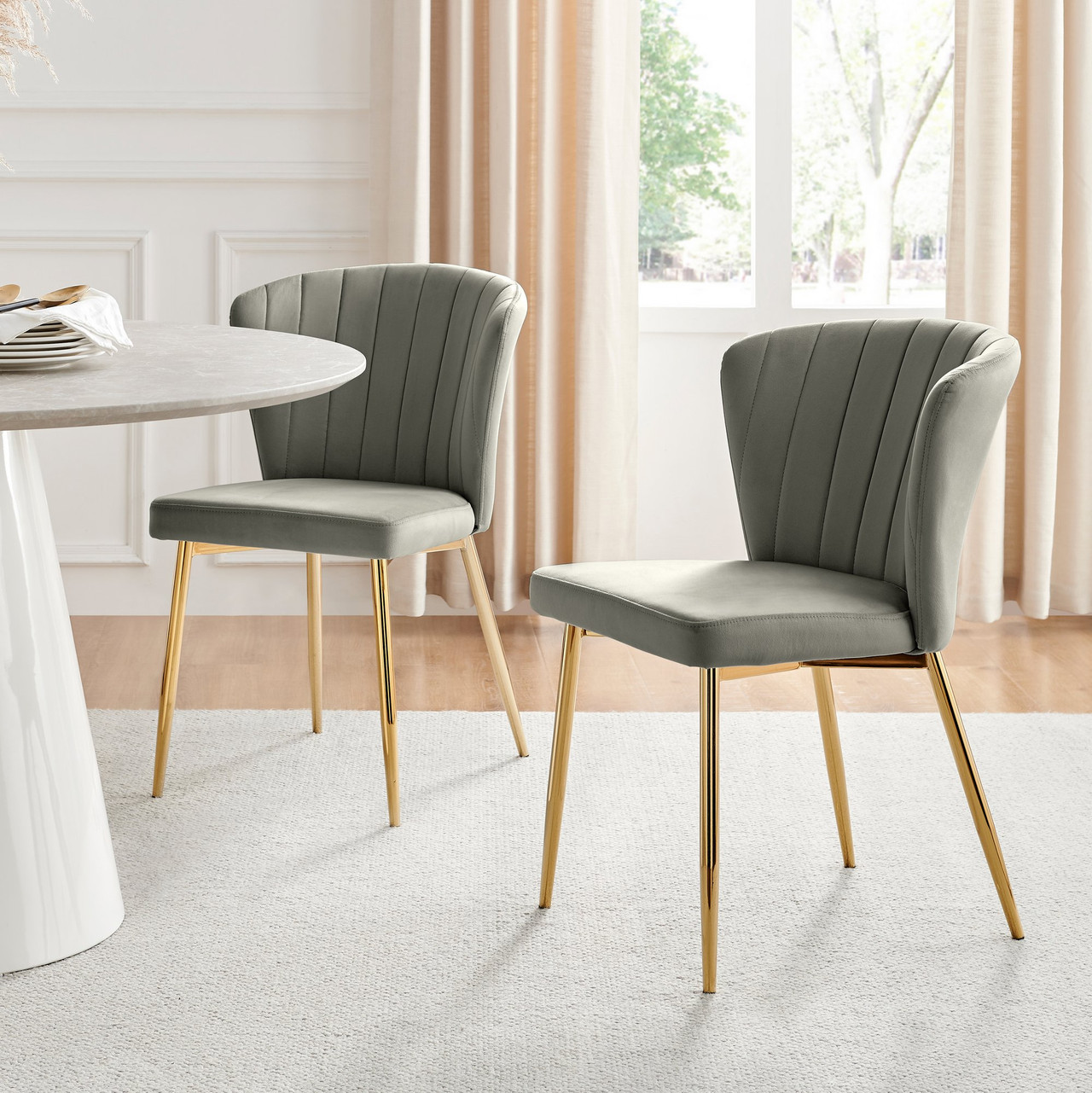 Dining Chairs Gray Chair With Gold Legs 55 Downing Kais 21