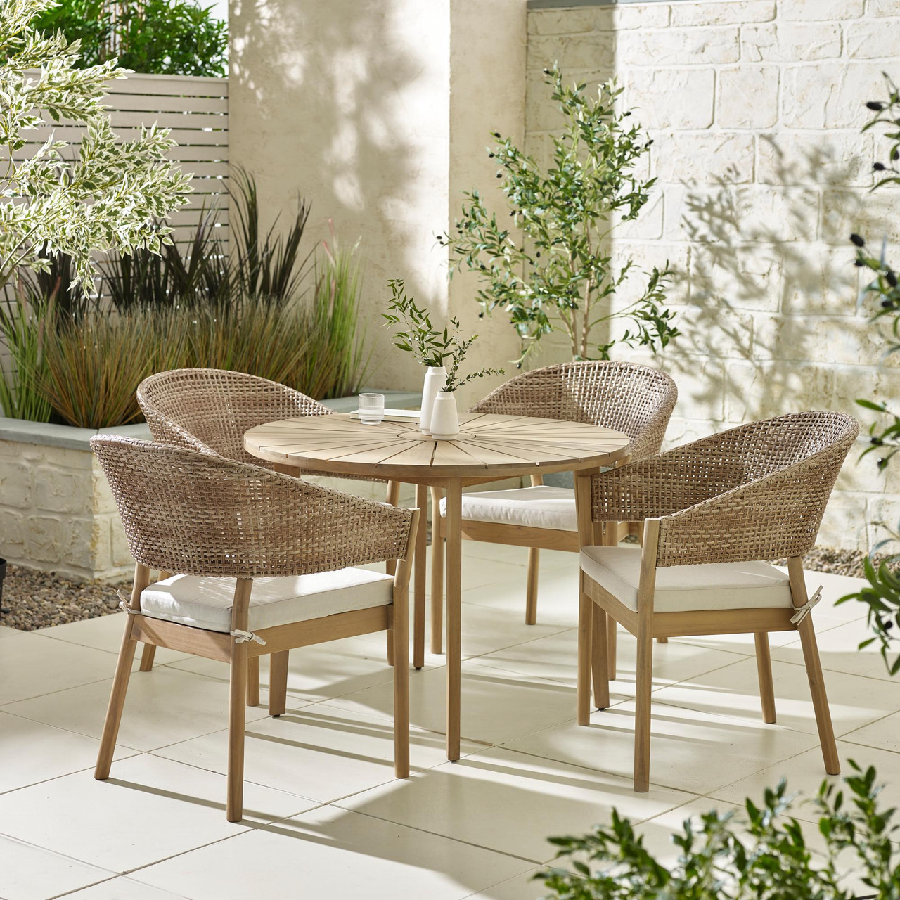 small 4 chair patio set