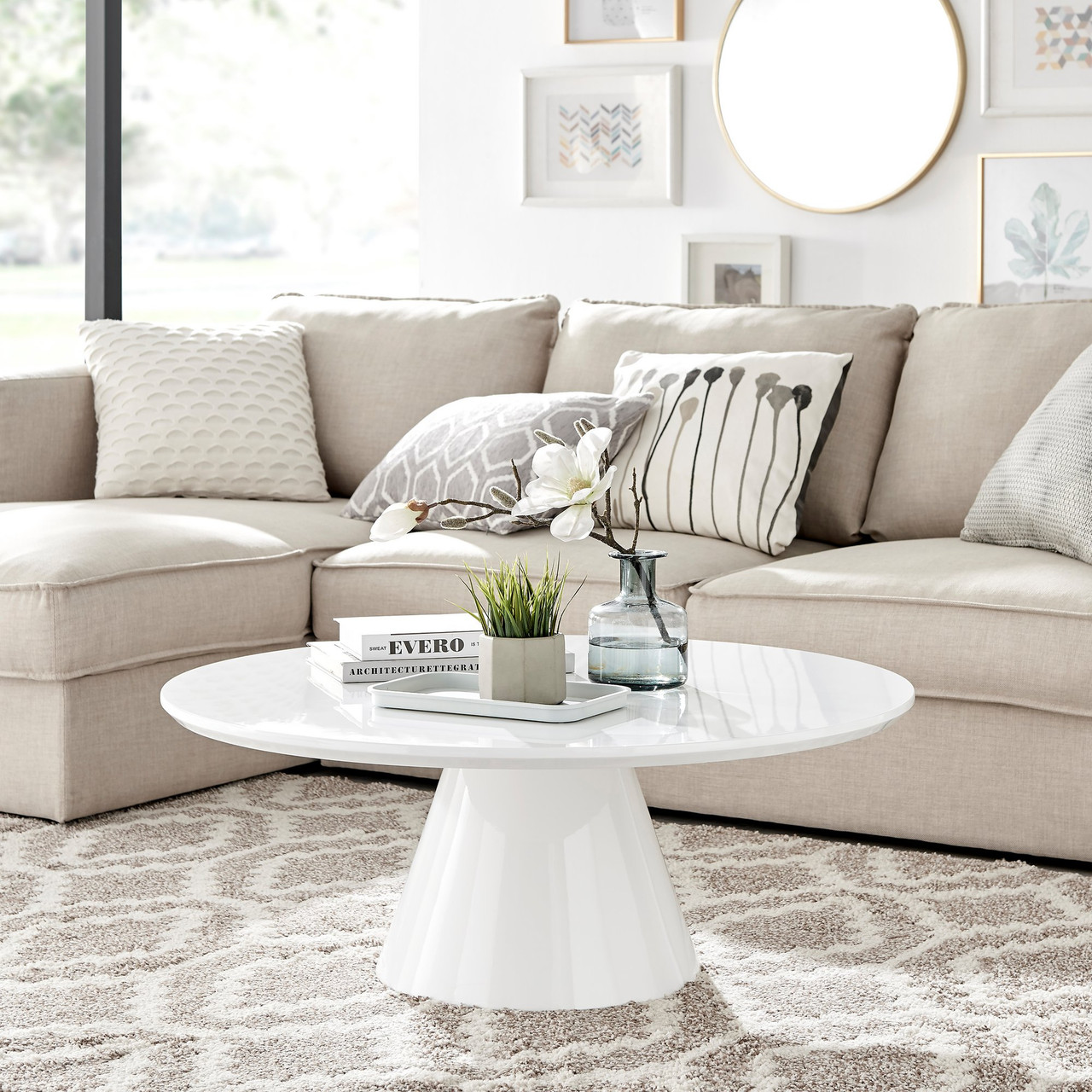 White Round Coffee Table Uk