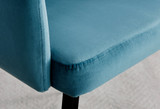 2x Calla Blue Velvet Dining Chairs with Black Legs - Calla-blue-black-dining-chair-5.jpg