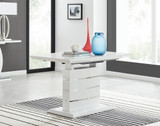 Renato Rectangular Grey and White High Gloss Extending 4-6 Seater Dining Table - renato-4-seater-high-gloss-modern-extending-dining-table-without_extending-2_51.jpg