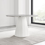 Palma Round White Marble Effect 4-6 Seater Dining Table - Palma-120-marble-round-dining-table-6.jpg