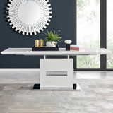 Arezzo Rectangular White High Gloss Large Extending 6-8 Seater Dining Table - arrezzo-8-seater-high-gloss-modern-extending-dining-table-1-CROP.jpg