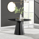 Palma Round Black Semi Gloss 4-6 Seater Dining Table - palma-120cm-black-matte-modern-round-dining-table-1s.jpg