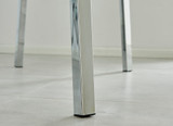 Cosmo Chrome Metal And Glass Dining Table  - cosmo-4-seaterchrome-modern-rectangle-dining-table-5.jpg Cosmo Chrome Metal And Glass Dining Table  - cosmo-4-seaterchrome-modern-rectangle-dining-table-5.jpg