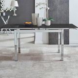 Enna Rectangular Black Glass Extending 4-6 Seater Dining Table - enna-6-black-glass-contemporary-extending-chrome-dining-table-1-CROP.jpg Enna Rectangular Black Glass Extending 4-6 Seater Dining Table - enna-6-black-glass-contemporary-extending-chrome-dining-table-1-CROP.jpg