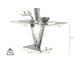 Florini Grey Glass And Metal V Dining Table - dimensions-florini-6-seats-grey-glass-modern-rectangle-dining-table.jpg Florini Grey Glass And Metal V Dining Table - dimensions-florini-6-seats-grey-glass-modern-rectangle-dining-table.jpg