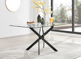 Leonardo 6 Black Leg Dining Table - leonardo-black-6-black-modern-rectangular-dining-table-1.jpg