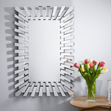 Starburst Rectangular Modern Wall Mirror - starburst-rectangle-modern-circular-wall-mirror-furniturebox-2.jpg