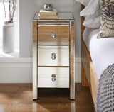 Murano Mirrored Bedside Table  - furniutrebox_mirror_bedside_table_3_drawer_cabinet_3.jpg