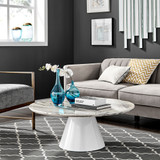 Palma Round White Marble Coffee Table - Palma-white-marble-coffee table-1_nss.jpg