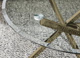 Novara Round Glass and Gold Coffee Table - novara-gold-stylish-round-coffee-table-1.jpg