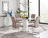 Palma White Marble Effect Round Dining Table & 4 Lorenzo Chairs - Palma-120cm-marble-gloss-round-dining-table-4-beige-leather-lorenzo-chairs-set.jpg