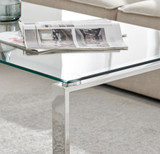 Miami Rectangular Glass and Silver Coffee Table - miami-modern-clear-glass-and-chrome-metal-coffee-table-2.jpg