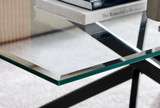 Leonardo Rectangular Glass and Black Coffee Table - Leonardo-coffee-table-black-leg-4.jpg