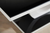 Giovani Rectangular Black Glass and White High Gloss Coffee Table - giovani-halo-black-white-high-gloss-and-glass-coffee-table-2.jpg