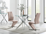 Novara 100cm Round Dining Table & 2 Willow Chairs - novara-100cm-chrome-round-dining-table-2-cappuccino-leather-willow-chairs-set.jpg