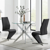 Novara 100cm Round Dining Table & 2 Willow Chairs - novara-100cm-chrome-round-dining-table-2-black-leather-willow-chairs-set-CROP.jpg