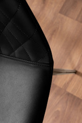 Novara 100cm Round Dining Table & 2 Corona Silver Chairs - black-corona-chrome-leg-modern-leather-dining-chair-5_6.jpg
