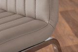 Novara Black Leg Round Glass Dining Table & 4 Isco Chairs - cappuccino-isco-chrome-leg-modern-quality-leather-dining-chair-3_2.jpg