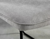 Novara Black Leg Round Glass Dining Table & 6 Halle Chairs - halle-light-grey-fabric-black-leg-dining-chair-6.jpg
