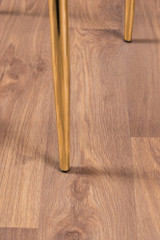 Novara 120cm Gold Round Dining Table and 4 Gold Leg Milan Chairs - modern-milan-dining-chair-leather-chrome-leg-gold_4.jpg