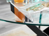Novara Black Leg 120cm Round Glass Dining Table & 6 Corona Silver Chairs - novara-120-black-leg-modern-round-dining-table-3.jpg