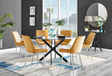 Novara Black Leg 120cm Round Glass Dining Table & 6 Pesaro Silver Chairs - novara-120-black-leg-round-dining-table-6-grey-velvet-pesaro-silver-chairs-set4.jpg