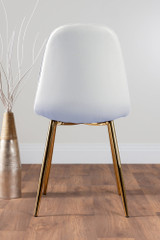 Novara Gold Metal 120cm Large Round Dining Table And 6 Corona Gold Chairs Set - white-corona-gold-leg-modern-leather-dining-chair-4_29.jpg