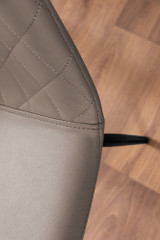 Giovani 6 Table & 6 Corona Black Leg Chairs - beige-corona-black--leg-modern-leather-dining-chair-5.jpg