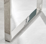 Miami Square Glass and Silver Side Table - miami-modern-clear-glass-and-chrome-metal-side-end-table-3.jpg