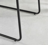 Leonardo Glass and Chrome Dining Table & 6 Halle Chairs - halle-light-grey-fabric-black-leg-dining-chair-4.jpg