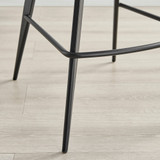 2x Juniper Grey Velvet Counter Stools Black Legs - Juniper-barstool-grey-black-4.jpg