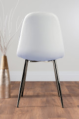 Giovani 6 Grey Dining Table & 6 Corona Silver Leg Chairs - white-corona-chrome-leg-modern-leather-dining-chair-4_4.jpg
