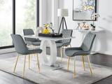 Giovani 4 Grey Dining Table & 4 Pesaro Gold Leg Chairs - giovani-grey-high-gloss-rectangle-dining-table-4-grey-velvet-pesaro-gold-chairs-set_1.jpg