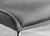 Leonardo Glass and Chrome Dining Table & 6 Nora Silver Leg Chairs - nora-dark-grey-velvet-silver-leg-dining-chair-5.jpg