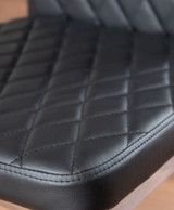 Imperia 4 Modern Grey High Gloss Dining Table And 4 Modern Milan Chairs Set - black-modern-milan-dining-chair-leather-chrome-5_35.jpg