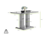 Imperia 4 Modern Grey High Gloss Dining Table And 4 Modern Milan Chairs Set - thumbnail_imperia_4_grey_dining_table_dimensions_9.jpg