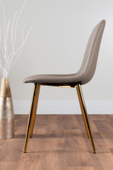 Imperia 4 Modern White High Gloss Dining Table And 4 Corona Gold Chairs Set - cappuccino-beige-corona-gold-leg-modern-leather-dining-chair-3_29.jpg