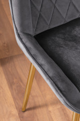 Imperia 6 Black Dining Table and 6 Pesaro Gold Leg Chairs - grey-pesaro-velvet-gold-chrome-modern-luxury-dining-chair-4.jpg