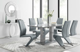 Imperia 6 Grey Dining Table and 6 Willow Chairs - imperia-6-grey-high-gloss-rectangle-dining-table-6-grey-leather-willow-chairs-set_1.jpg