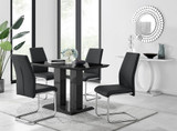 Imperia 4 Modern Black High Gloss Dining Table And 4 Lorenzo Chrome Dining Chairs Set - imperia-4-black-high-gloss-rectangle-dining-table-4-black-leather-lorenzo-chairs-set_1.jpg