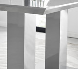 Imperia Grey Modern High Gloss Dining Table And 6 Milan Dining Chairs Set  - imperia-6-grey-high-gloss-modern-rectangle-dining-table-4_1_6.jpg