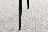 Giovani Black White High Gloss and Glass 100cm Round Dining Table & 4 Calla Black Leg Chairs - Calla-black-black-dining-chair-7.jpg