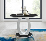 Giovani Round Black 100cm Table and 4 Nora Silver Leg Chairs - giovani-100-black-high-gloss-modern-set-round-dining-table-2_56.jpg