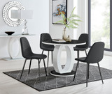 Giovani Round Black 100cm Table & 4 Corona Black Leg Chairs - giovani-100-black-high-gloss-round-dining-table-4-black-leather-corona-black-chairs-set.jpg