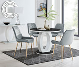 Giovani Round Black 100cm Table and 4 Pesaro Gold Leg Chairs - giovani-100-black-high-gloss-round-dining-table-4-grey-velvet-pesaro-gold-chairs-set.jpg