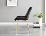 Andria Gold Leg Marble Effect Dining Table and 6 Pesaro Gold Leg Chairs - Pesaro-Gold-black-dining-chair (5).jpg